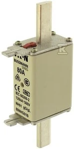Eaton NH INSERT 80A 500V GL/GG SIZE.01 DVIGUBAS INDIKATORIUS
