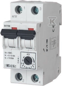 Eaton Z-MS-4.0/2 VARIKLIO JUNGIKLIS 2 GREITŲ