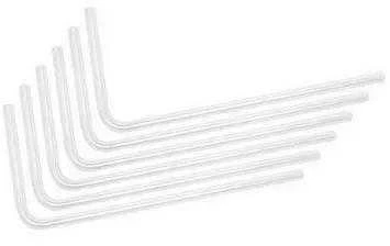 Ek Water Blocks Ek Vanduo Blocks EK Vanduo blokeliai EK-Loop kietas vamzdelis 14/10 mm akrilas, sulenktas 90 laipsnių kampu ir Ø 80 cm, 6 vnt.
