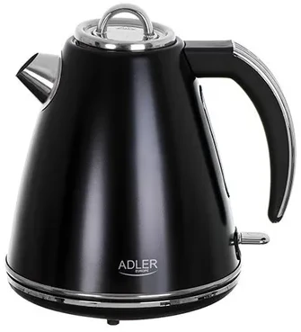 Adler | Virdulys | AD 1343b | Electric | 2200 W | 1.5 L | Nerūdijantis plienas | 360° rotational base | Juodas