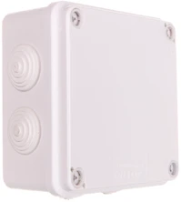 Elektro Plast 28.131 Ant paviršiaus montuojama hermetiška dėžutė 108x108x56mm IP44 balta PH-1A.3B 28.131