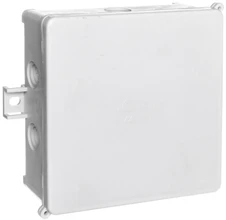 Elektro Plast 31.101 Hermetiška įlaidų dėžutė tuščia 100x100mm PIN 100/S pilka 31.101