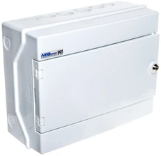 Elektro Plast 36.14 Modulinis hermetinis skirstomasis skydas (500V AC, 1000V DC) 1x12 paviršinis IP65 RH-12/ZB (su užraktu) 36.14