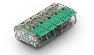 Elektro Plast 39.625 Greito sujungimo jungtis su svirtimi 5x0.5-4mm2 CMK-625 39.625 /50vnt./