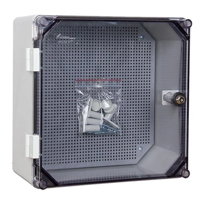 Elektro Plast 43.00 Korpusas 300x300x166mm su montavimo plokšte, skaidrus UNIbox Uni-0/T43.00