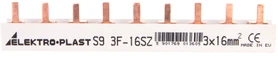 Trijų fazių sujungimo šyna 9 PIN kontaktai 16mm2