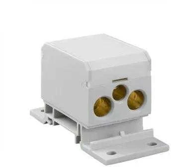 Elektro Plast 48.32 Paskirstymo blokas 4x4-70mm2 rutulinis plokščias ir bėginis montavimas TH DB4-S 48.32