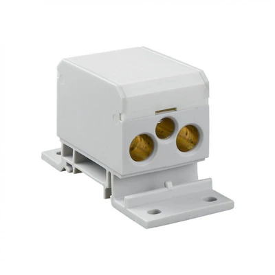Elektro Plast 48.32 Paskirstymo blokas 4x4-70mm2 rutulinis plokščias ir bėginis montavimas TH DB4-S 48.32