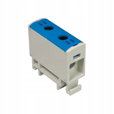 Elektro Plast 48.535 1 polių paskirstymo-šakos blokas AL/CU 2.5-35mm2 mėlyna plokščias montavimas ir TH bėgelis WLZ35P/35/n 48.535