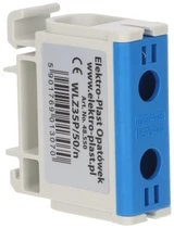Elektro Plast 48.550 1 polių paskirstymo-šakos blokas AL/CU 2.5-50mm2 mėlyna plokščias montavimas ir TH bėgelis WLZ35P/50/n 48.550