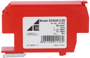 Elektro Plast 48.928 PV paskirstymo blokas 1500V DC SDB-25/CZE 48.928