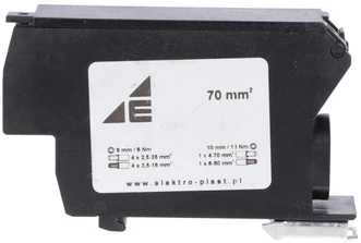 Elektro-Plast PV paskirstymo blokas 1500V DC SDB-70/CZA 48.974