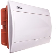 Elektro Plast Electro Plast 8.13 Modulinis kolektorius 1x12 per mažai įdegęs IP40 RP-12/B Fala (N+PE) 8.13