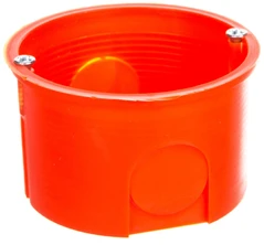 Elektro Plast Nasielsk Elektro-Plast 60mm įleidžiama dėžutė su varžtais, raudona PK-60 PRO (0281-01)