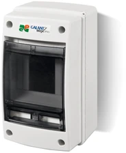 Elektro Plast Nasielsk Elektro-Plast Modulinė hermetiška skirstomoji įranga GALANT PLUS RN 1/3+1 skaidrios durys (N+PE) IP65 1600-01