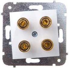 Elektro Plast Nasielsk Elektro-Plast KROVIJA Dvivietis baltas garsiakalbis (1758 -10)