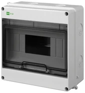 Elektro Plast Nasielsk 1903-01 Moduliniai skirstomieji įrenginiai 1x9 paviršiniai montuojami IP40 EP-LUX PLUS RN 1/9 1903-01