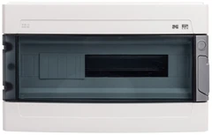 Elektro Plast Nasielsk 1905-01 Moduliniai skirstomieji įrenginiai 1x18 paviršiniai IP40 EP-LUX PLUS RN 1/18 1905-01