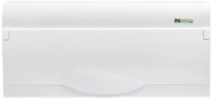 Elektro Plast Nasielsk Elektro-Plast Modulinė skirstomoji plokštė 1 x 20+2 Žalias BOX RN IP40 (2355-00)