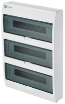 Elektro Plast Nasielsk 2408-01 Elegantiškas 3x18 paviršinis IP40 3/54 N+PE modulinis skirstomasis įrenginys 2408-01