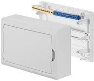 Elektro Plast Nasielsk Elektro-Plast Modulinis skirstomasis skydas 1x12 n/t ECONOMIC BOX RN 1/12 baltos durys (N+PE) IP40 2503-00