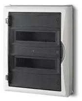 Elektro Plast Nasielsk 2505-01 Modulinis skirstomasis skydas 2x12 n/t ECONOMIC BOX RN 2/24 skaidrios durys (N+PE) IP40 2505-01