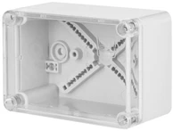 Elektro Plast Nasielsk Elektro-Plast INDUSTRIAL Hermetiška dėžutė n/t 170x105x82mm IP65 pilka, permatomas dangtelis 2707-01