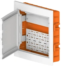 Elektro Plast Nasielsk 3681-20 AERO įleidžiamas daugialypės terpės skirstomasis įrenginys 2x18 IP40 baltas 3681-20