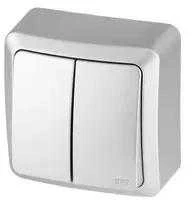 BERG dvigubas sidabrinis jungiklis