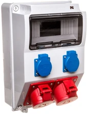 Elektro Plast Nasielsk Elektro-Plast Construction skirstomieji įrenginiai 9 moduliai 5P/32A 5P/16A 2x2P+Z RS-9 (6223-00)