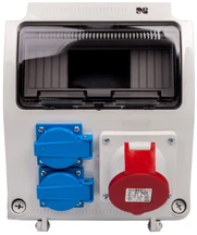 Elektro Plast Nasielsk Elektro-Plast Construction skirstomieji įrenginiai 9 moduliai 2x2P+E 5P/16A RS-9 (6231-00)