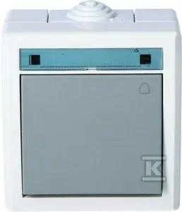Mygtukas skambučiui ELEKTRO-PLAST AQUANT, IP55