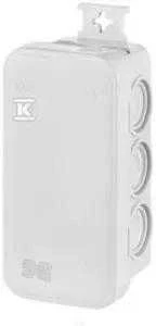 Elektro Plast Nasielsk E10 dėžutė/push-in 45x90x39 10 membranų, pilka, IP55
