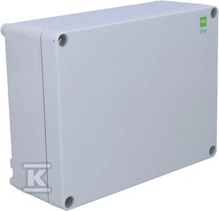 Elektro Plast Nasielsk Elektro-Plast Hermetinė dėžutė Pramoninė n/t 220 x 170 x 86mm IP65 pilka (2716-00)