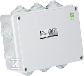 Elektro Plast Nasielsk Electro Plast Nasielsk PUSZ.N/T 198X163X80 LONG 10 IP55 INDUSTR.