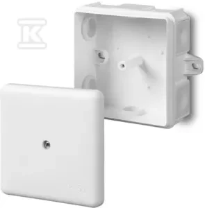 Elektro Plast Nasielsk ATSIŠAKOJIMO DĖŽUTĖ SU RIEBOKŠLIAIS PH-90X90/6/W/EPN