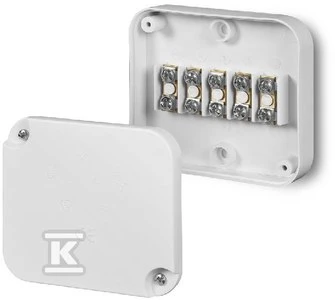 Elektro Plast Nasielsk Srieginė jungtis, 80x90x25, plienas, 5x2,5 mm, IP
