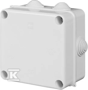 Elektro Plast Nasielsk Elektro-Plast PK5 IP55 pleistro dėžutė 130 x 130 x 82mm EP-Lux be užtaiso (0252- 0)