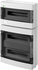 Elektro Plast Nasielsk ROZDZ.N/T 3X18M IP65 DRZW.TRANSP.EP-LUX+