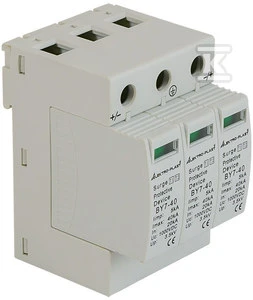 Elektro-Plast PV viršįtampių ribotuvai 3P (T1+T2 DC) BY7-40 1000V DC