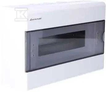 Elektro Plast 1x12 ant paviršiaus montuojamas modulinis skirstomasis skydas (N+PE) IP40 SRn-12