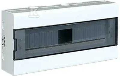 Modulinė skirstomoji plokštė 1x18 ant paviršiaus montuojama (N+PE) IP40 SRn-18 ELEKTRO-PLAST OPATÓWEK
