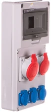 Elektromet Statybų skirstomasis skydelis 8 moduliai 1x16A 5P 400V, 1x32A 5P 400V, 3x16A 2P + Z RSE- 03 IP54 (942081)