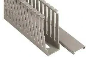 Elettrocanali ECS2580 Savaime gesinantis šukų padėklas 25x80 pilkas su UV apsauga ECS2580 /2m/ (56m pakuotėje)
