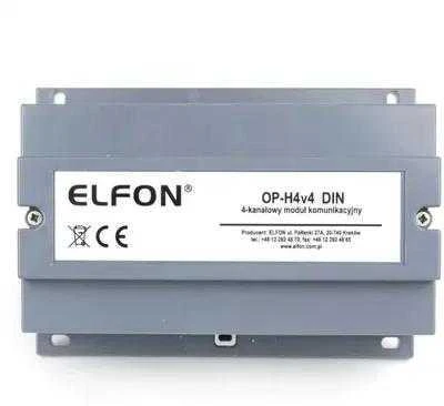 ELFON OP-H4v4 DIN ryšio modulis