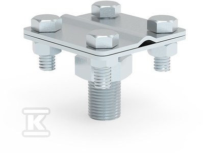 Elko-Bis Sraigtinis spaustukas įžeminimo strypui, cinkuotas (42.2)