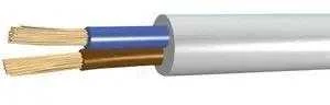 Elpar OMY (H03VV-F) 2X0,75 300V Baltas būgnas