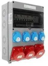 Els Elektrotechnika 12NO42C21C11CF Konstrukciniai skirstomieji įrenginiai 32A/5 + 2*16A/5 + 4*GS 230V + apsaugos + diferencialas, sieninis korpusas, langas 12M 12NO42C21C11CF