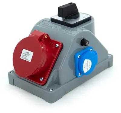 Els Elektrotechnika N1T01LP Konstrukcinis skirstomasis skydas tipas COMBOPOL 32A/5 + GS 230V + L-0-P skyriklis, sieninis/paviršinis korpusas, N1T01LP
