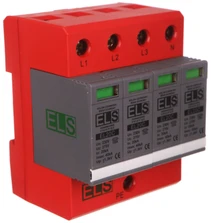Els Polska ELS Elektrotechnika Viršįtampio iškroviklis C 4P 275V 40kA 1.3kV (EL20C 4P)